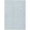 Homeroots 3' X 5' Sky Blue And Beige Ogee Washable Indoor Outdoor Area Rug 601650 - alternate 3
