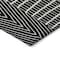 Homeroots 3' X 5' Black And Ivory Geometric Washable Indoor Outdoor Area Rug 596902 - alternate 2