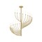 Corbett Lighting Brahma 48.75 in. Chandelier Vintage Polished Brass/Bronze 489-49-VB/BRZ - alternate 3