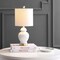 Jonathan Y Perry 20" Ceramic/Metal LED Table Lamp, White/Brass Gold JYL1035A - alternate 3