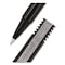 Uni-Ball Rollerball Pen, Stick, Micro 0.5 mm, Black Ink, Black Barrel 60151 - alternate 2