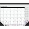 House Of Doolittle Recycled Contempo Desk Pad Calendar, 18.5x13, Wild Flowers, 2021 1976 - alternate 1