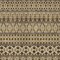 Homeroots 9' X 12' Brown And Taupe Quatrefoil Washable Indoor Outdoor Area Rug 583238 - alternate 2