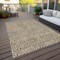 Homeroots 8' X 10' Beige And Brown Abstract Washable Indoor Outdoor Area Rug 599781 - alternate 4