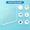 Fab Glass And Mirror Acrylic Sheet Plexiglass, Rectangle PET Sheet 24in x 48in with Protective Film, 1/4in Clear Pan... ACR6M24X48RC - alternate 3