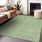 Homeroots 8' X 10' Green And Beige Geometric Washable Indoor Outdoor Area Rug 594386 - alternate 3