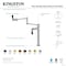 Kingston Brass Deck Mount Pot Filler Faucet, Brushed Brass KS4707PKL - alternate 2
