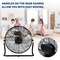 Edendirect 20 in. 3 Speeds High Velocity Heavy Duty Metal Industrial Floor Fans in Black with Adjustable Tilt IR-W1134P213764 - alternate 2