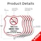 Signmission No Smoking Shield Sign This Is A Smoke F, 12 inch X 12 inch, Aluminum Metal Sign, 5PK SHI-A-5Pack-12-401 - alternate 3