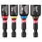 Milwaukee Tool SHOCKWAVE Magnetic Nut Driver Set, 1 7/8 in L, 4-Piece 49-66-4562 - alternate 2