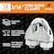 Xpose Safety Wire Rope Clamp for Stainless Steel 3/16in Galvanized U Bolt Cable Clips, 12PK GCC316-12-X-S - alternate 2