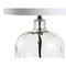 Jonathan Y Rae 26.5" Glass/Metal LED Table Lamp, Clear/Black JYL1067A - alternate 3