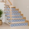 Homeroots 12" X 12" Wedgwood Blue and White Peel and Stick Removable Tiles 556411 - alternate 3