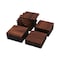 Edendirect 1 ft. x 1 ft. Acacia Wood Interlocking Deck Tile in Mocha Straight Grain, 10 sq. ft. per Box ED-W2391P160129 - alternate 3