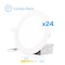 Infibrite 6 In 5CCT Selectable 12W 1050LM LED Ceiling Light Kit, Dimmable, Wet Rated, 24PK IB-002-8-12W-WH-24PK - alternate 1