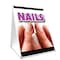 Signmission Nails, 36 Inch x 24 Inch A-frame Yard Sign, Plastic Sign SBC-2436-Nails - alternate 1