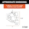 Curt Ball and Pintle Combination, 10,000 lb, 16,000 lb Working Load, Powder-Coated, 2 in Dia Eye, Steel 48190 - alternate 2