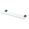 Gatco A-Line Glass Vanity Shelf, Matte Black 5656MX - alternate 1