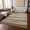 Homeroots 3' X 5' Brown Beige And Gray Striped Washable Indoor Outdoor Area Rug 597313 - alternate 3