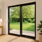 Vdomdoors Patio Exterior Metal-Plastic Sliding Doors / Patio 8177 Matte Black 64" x 80" Left active door / Te PATIO8177BLK-6480-RH - alternate 1