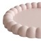 Homeroots 6in Pale Pink Resin Handmade Round Trinket Tray 724182 - alternate 2