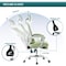Simple Deluxe Retractable Footrest Ergonomic Swivel Office Chair with Lumbar Support Pillow and Padded Armrests 3A88FNCHAIRC3509WGN01 - alternate 3