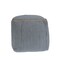 Homeroots 18" Dark Gray And Natural Cotton And Jute Cube Pouf Ottoman 551554 - alternate 4