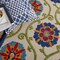 Homeroots 5' X 8' Navy Blue Beige Green Blue And Red Floral Indoor Outdoor Area Rug 546777 - alternate 3