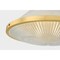 Hudson Valley Lighting Highclere 17.75 in. Flush Mount in Aged Brass/Off-White by Mark D. Sikes MDS2403-AGB/OW - alternate 2