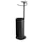 Kingston Brass Freestanding Toilet Paper Holder with Roll Storage and Phone Stand, Matte Black CC2030 - alternate 1