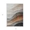 Homeroots 3' X 5' Khaki Black And Terra Cotta Abstract Washable Indoor Outdoor Area Rug 605825 - alternate 3