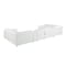 Homeroots White Italian Leather Power Reclining U Shaped Eight Piece Sectional With Console 634664 - alternate 4