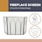 Lavish Home Fireplace Screen 3 Panel Fireplace Gate with Protective Mesh for Wood-Burning Fire Place 80-FPSR-11 - alternate 5