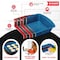 Bakken- Swiss Bakken Kitchen Baking Pan Nonstick Blue Marble Coating, Commercial Grade Carbon Steel Bakeware Sets BAKDIEBLUE - alternate 2