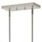 Jonathan Y Julian 33.5" 8-Light Farmhouse Bohemian Iron/Glass Linear LED Pendant, Nickel/Clear JYL7570B - alternate 3