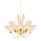 Hudson Valley Lighting Forest Glen 1 Light Chandelier in Vintage Gold Leaf Finish 9542-VGL - alternate 1