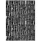 Homeroots 5' X 8' Black And Ivory Abstract Washable Indoor Outdoor Area Rug 588493 - alternate 3