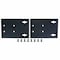 Transition Networks Wall Mount Brackets, for SISPM, SISTG, SISTP WMBH-01 - alternate 2