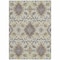 Homeroots 5' X 8' Ivory Brown And Green Oriental Washable Indoor Outdoor Area Rug 597693 - alternate 2
