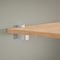 Dolle Cuadro 2.7 in. H X 0.9 in. W X 1.9 in. D Silver Metal Shelf Clips 16764 - alternate 2