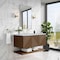 James Martin Vanities Marcello 48 in. Single Vanity, Chestnut w/ 3 CM Carrara White Marble Top D200-V48-CSN-3CAR - alternate 3