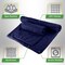 Wakeman 2-Piece Yoga Mat Towel and Gym Towel Set Sweat Absorbent & Quick Drying with Corner Pockets HT-YOGA-NVY - alternate 2