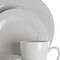 Elama Marshall 16 Piece Porcelain Dinnerware Set in White EL-MARSHALL - alternate 3