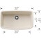 Blanco Valea Super Single Bowl, Soft White 443091 - alternate 3