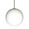 Besa Lighting Coco 8 Pendant, Opal Matte, Satin Nickel Finish, 1x9W LED 1TT-COCO807-LED-SN - alternate 1