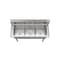 Koolmore 51 in. Three Compartment Commercial Sink, Bowl Size 15x15x14, 18 Gauge Stainless-Steel KM-SC151514-N3 - alternate 3