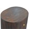 Homeroots 22" Brown Solid Wood Two Drawer Nightstand 701718 - alternate 3