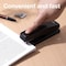 Deli Full Strip Stapler, 25-Sheet, 1/4in Staples, Rotatable Anvil, Black EM321 - alternate 2