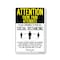 Signmission PSA Theme Park Attendees Practice Social Distancing 10in X 7in Wall Graphic, OS-NS-RD-710-25356 OS-NS-RD-710-25356 - alternate 1