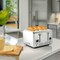 Megachef 4 Slice Toaster in Stainless Steel Silver MG-TS2500 - alternate 3
